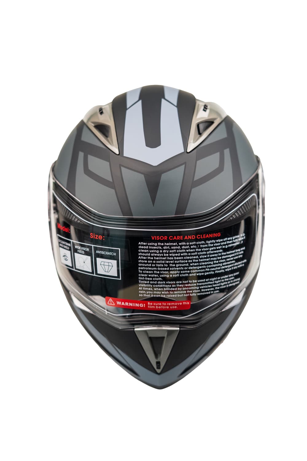 Helmet Jk 902 Çene Açılır Kask - Siyah