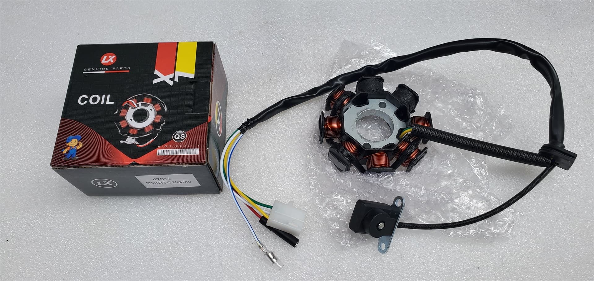 STATÖR SCT 50 cc (3+2) KABLOLU (47811)